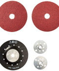 Grinder To Sander Conversion Kit For 4 Inch Angle Grinder Transform Your Tool Into A Sanding Powerhouse With M10 Arbor Includes 50 Grit Fiber Discs