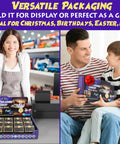 Treasure Chest Dig Kit Party Pack For 12 Kids With 12 Gems And Crystals displayed in versatile packaging on store counter.