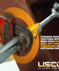 Close-up of Rock Solid Jaw And Jaw Turnbuckles 500 Pack 1/2 X 6 Inch Hot Dipped Galvanized, showcasing threaded ends for cable tensioning.
