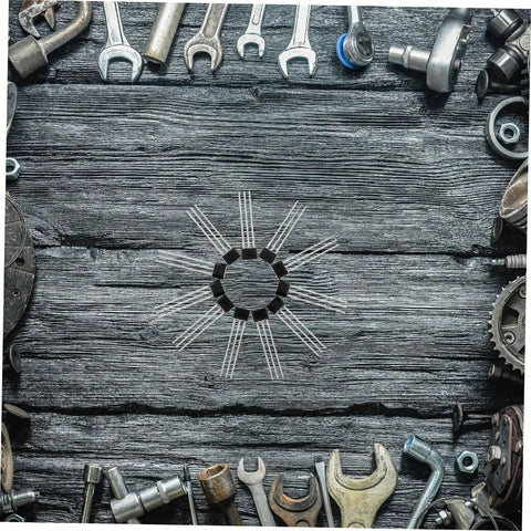 15 Piece Linear Hall Effect Sensor Module Kit For Automotive And Industrial Applications on a wooden surface surrounded by tools.