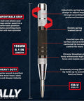 Heavy Duty Automatic Center Punch 3 Piece Set Packaged With 6 Inch Chrome Steel Body And Adjustable Spring Tension for precise marking.