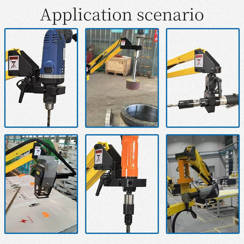 Cantilever Type Flexible Arm With 360 Degree Rotation for precise tapping and drilling in industrial application scenarios
