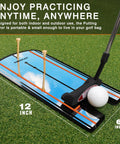 Putting Mirror Training Aid For Golfers With Alignment Lines To Improve Posture Eye Shoulder Alignment And Putting Accuracy