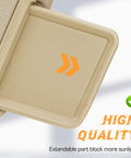 Beige Driver Side Sun Visor Replacement For 2004 2005 2006 2007 Toyota Highlander Left Hand Fits 74320-48260-A0 detail