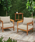 Weatherproof Outdoor Seat Cushion Set 24 X 24 Inch Deep Seat With 24 X 20 Inch Back Cushion on patio chairs