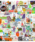 100 Piece Science Stickers for Water Bottles Featuring Physics Biology Chemistry Math Themes to Spark Curiosity for Students