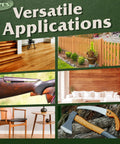 100 Percent Pure Tung Oil For Food Safe Premium Waterproof Wood Finish And Sealer For Indoor And Outdoor Projects 128 Fl Oz 2 Pack Easy Hand Rubbed Look That Penetrates Deep - Versatile applications for home and outdoor projects shown.