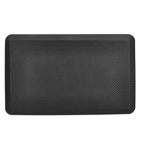 Rectangular Anti Fatigue Standing Mat 32 Inch By 20 Inch With Durable High Grade Foam For Standing Desks Counters And Workstations Black Non Slip Comfort And Stress Reducing Pad For All Day Use