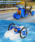Solar Powered 13 In 1 Robot Kit For Kids 8 Plus Hands On Fun Learn Coding And Build Cool Robots with road and water modes