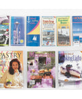 Clear2c Literature Rack Display With 3 Magazine Pockets And 6 Pamphlet Slots showing magazines and brochures