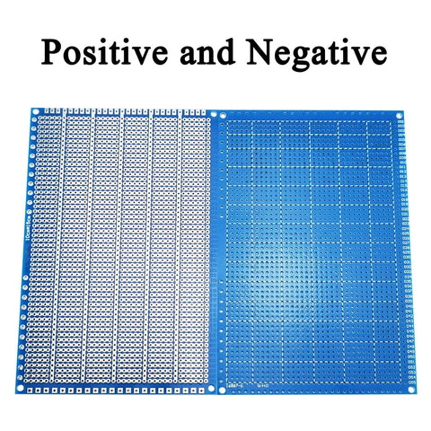 Three Pack Solderable Breadboard Prototyping PCB Kit Do It Yourself Electronics Soldering Kit 4x6 Inch FR4 Prototype Boards Blue