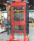 Heavy Duty Hydraulic Press Guard Kit 72 By 87 Inches Safety Black One Side Shield For Industrial Presses.