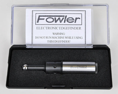 Audible Edge Finder 0.400 In Spring Loaded Ball Tip With Six Light Ports Beeps On Contact in protective case