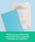 9 X 12.5 Clear Cutting Plates For Die Cutting Machines Pack Of 2 Durable Polycarbonate Protective Plates See Through For Precise Die Cuts And Crafter Friendly Crafting Projects with dies and material illustration