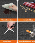 Heavy Duty Office Chair Mat For Hardwood And Tile Floors, Non Slip Rolling Chair Floor Protector, 36 By 48 Inch, showing features