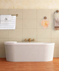Gold Brushed 7 Piece Bathroom Accessory Kit Wall Mounted Featuring 23.62 Inch Double Towel Bar, 19.68 Inch Towel Ring