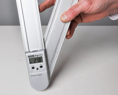 Digital Protractor 12 Inch With Magnetic Blades And Hold Zeros For Quick Accurate Angles The Digi Level Pro Delivers Easy On Off Button