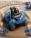 360° rotation of 3 In 1 Amphibious RC Car Boat Water Gun With 2 4GHz Control All Terrain Waterproof Monster Truck for kids