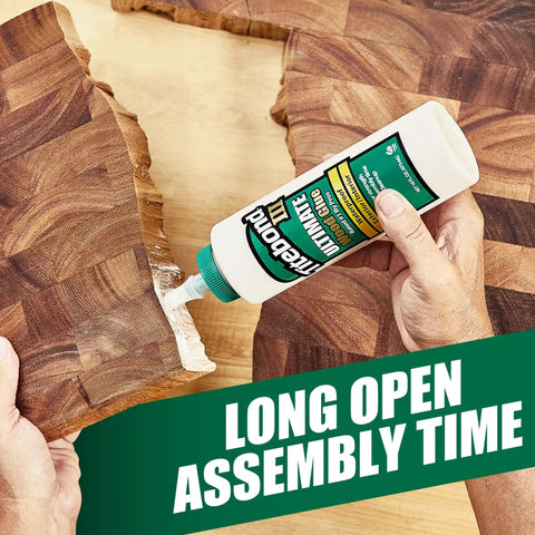 Premium Heavy Duty Wood Glue Delivering Legit Waterproof Performance And A Rock Solid Bond for gluing wood pieces.