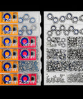 Snag This Awesome 444 Piece Stainless Steel 304 Metric Lock Nuts Assortment Kit Loaded With Nylon Insert Nylock Nuts In Sizes M2 to M12