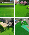 Durable UV Resistant Artificial Turf Roll 1.5m for Outdoor Landscaping in garden, patio, yard, and balcony settings.