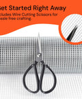 Chicken Wire Mesh Hardware Cloth 16 Inch By 15 Foot 18 Gauge Beefy Galvanized Steel Fence Mesh With scissors