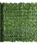 Realistic Ivy Privacy Fence Screen 39.4x157.5 Inch Expandable Faux Ivy Hedge With 80 Zip Ties, Sweet Potato Leaf Design