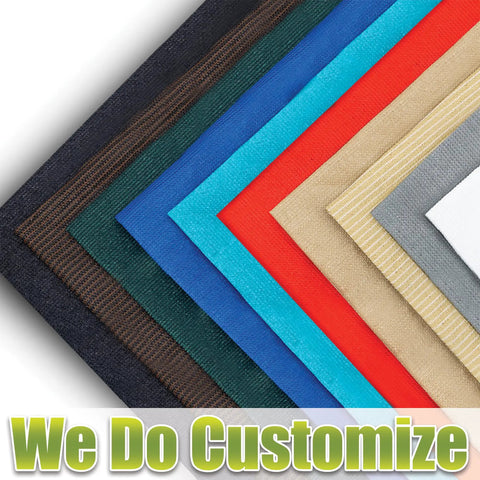 Close-up of fabric colors including for Beige 12 By 20 Foot Shade Sail Rectangle Carport Patio Outdoor Canopy Fabric Water Permeable