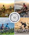 Cyclists using Universal All In One Bicycle Brake And Shifter Cable Housing Kit 5mm Diameter for Road And Mountain Bikes
