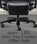 Close-up of 600 lbs capacity base of 3D Kneading Massage Office Chair For Home Office Oversized Big And Tall Ergonomic Desk Chair