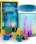 Underwater Crystal Growing Science Kit For Kids Grow 8 Colorful Crystals In A 360 Degree Viewing Canister Safe Easy Hands On Aquarium