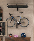 Heavy Duty Wall Mount Hitch Receiver Adjusts From One Point Two Five To Two Inches For Super Clean Garage Setup Holds Ninety Pounds Of Bike Cargo Or Ski Gear Without Breaking A Sweat While Brick Built Frame Keeps Your Rides Secure And Ready with bike and storage.