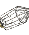 Sharp Bronze Metal Wire Cage Guard For Pendant Lamps With Badass Build Quality And Fly Design No Sweat Setup For Creative Lighting Projects And Chic Ceiling Lamp Shields, adjustable steel guard.