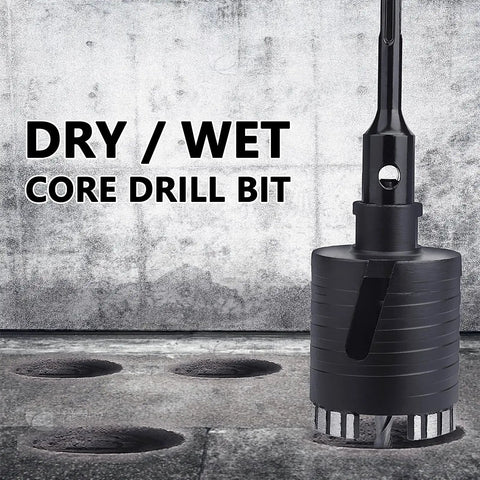 Heavy Duty Workhorse 38mm Diamond Core Drill Bit For SDS Plus Adapter Dry Or Wet Concrete Drilling Through Granite Marble