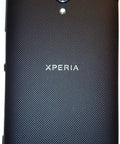 Unlocked Android Smartphone Featuring A Sick 5 Inch Bravia Display And Massive 460 Hour Standby Life With A Clutch 13 Mp Exmor Rs Camera And Dedicated Stamina Battery Mode In Classic Black back view showcasing textured design and camera.