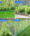 Heavy Duty Sprinkler Hose With Holes 50Ft For Lawn And Garden High Efficiency Watering System With Three Tube Design in garden use