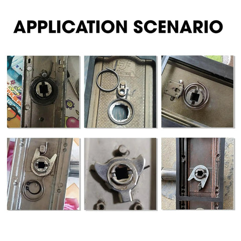 Application scenarios of 8 Piece Door Handle Spring Set For Knob And Lever Latch Replacement DIY Friendly Internal Coil Repair Spindle Lock.