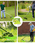 People using Ryobi trimmers with Replacement Weed Wacker String For Ryobi One Plus AC80RL3 0.08 Inch Trimmer Line in yard