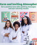 Dope Large Science Posters For Classroom And Study Area Science Themed Decor For Elementary And High School Educational Banners
