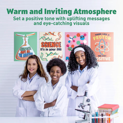 Dope Large Science Posters For Classroom And Study Area Science Themed Decor For Elementary And High School Educational Banners