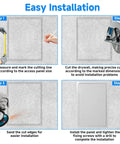 Easy installation guide for Solid As A Rock Metal Access Panel With Screwdriver Latch For 16 By 24 Inch Drywall And Ceiling installations.