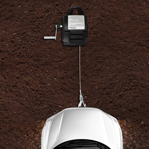 Rock Solid 12V Boat Winch With 300W Copper Motor Brings Heavy Loads Easy Peasy Featuring 6000 lbs rolling power on a vehicle.