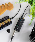 iRig HD X Guitar Audio Interface For iPhone iPad Mac And PC With Lightning And USB C Cables 96 KHz 24 Bit Studio Grade Recording setup