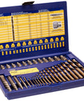 Left Handed Screw Extractor And Drill Bit Set, 35 Piece, Easy Out Style Flutes That Dig In And Grip Like A Boss As Resistance Rises