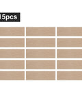 Soft Edging Stair Treads Non Slip Carpet Mat 28 By 9 Inch Indoor Stair Runner For Wooden Steps Beige 15 Pack With TPE Backing