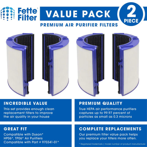 Premium 2 Pack Air Purifier Filter Replacement For HP06 HP09 TP06 TP07 TP09 PH01 PH02 PH03 PH04 HP07 TP07 Keeps Home Air Clean And Fresh With Easy Install And Top Notch Filtration For Healthier Living