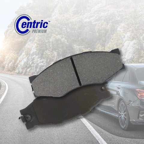 Centric Premium rear ceramic brake pads pair for Nissan Altima/Juke/Maxima/Sentra and Renault Koleos/Safrane.