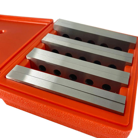 Steel Parallel Set With Four Pairs Of Hardened Precision Machinist Bars For Drilling And Milling One Half Inch Size Ultra Precise 0.0002 Inch Flatness Premium Alloy Steel Durable Machinist Tools For Tight Tolerances