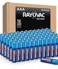 Long Lasting High Energy AAA Batteries Pack of 72, Alkaline Triple A Power for Flashlights, Remote Controls, Wireless Mice, and Toys With 12 Year Storage Guarantee.