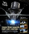 Kickass H13 Fog Light Bulbs And 9008 Led Lighting Fix With 360 Degree Adjustable Focused Beam For Off Road Rides Plug And Play Swap Heavy Duty Pack Of Two Solid Whip Upgrade in water splash with IP68 waterproof features